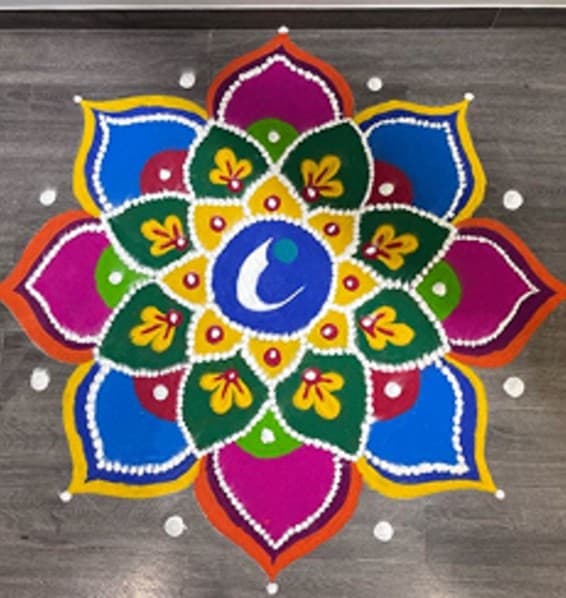 Custom Infilon Rangoli Art